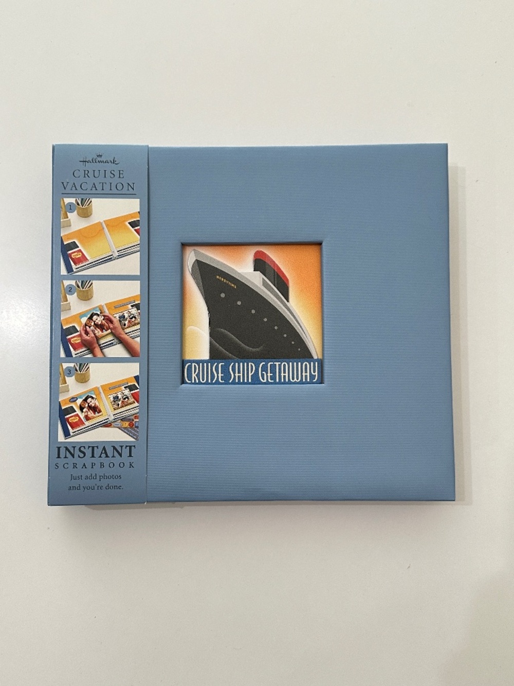 New Hallmark Cruise Vacation Instant Scrapbook Photo Album 20 Designed 8x8 Pages